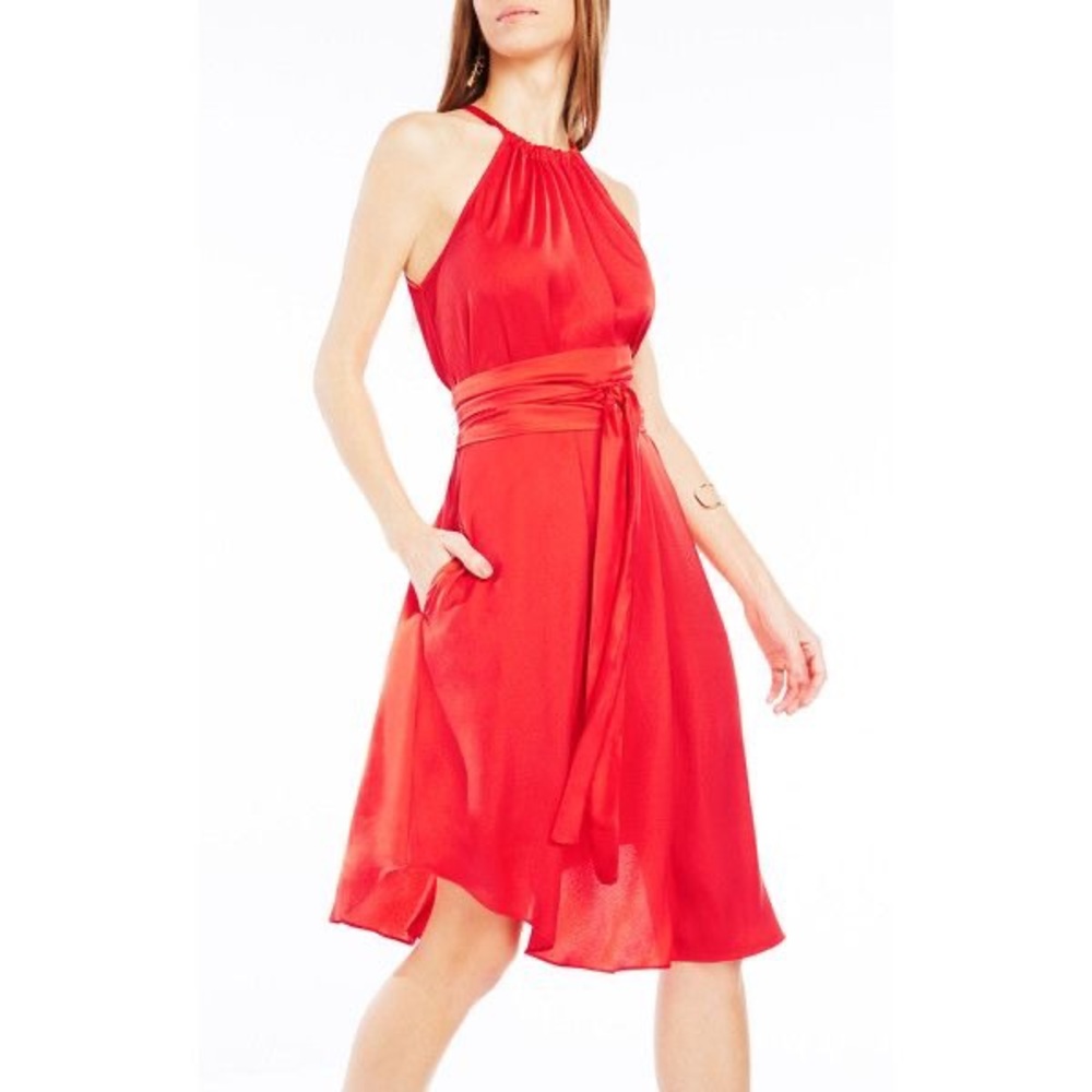 BCBG Britain Satin Dress